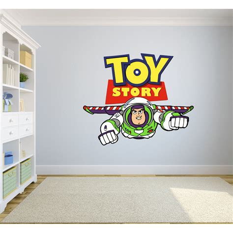 Toy Story Show Buzz Lightyear Colorful Vinyl Decal Wall Art Sticker