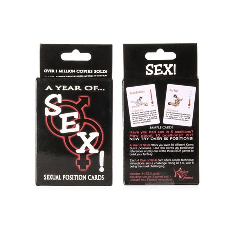 A Year Of Sex Sexual Position Cards Novelty Card Game For Sex Shopee