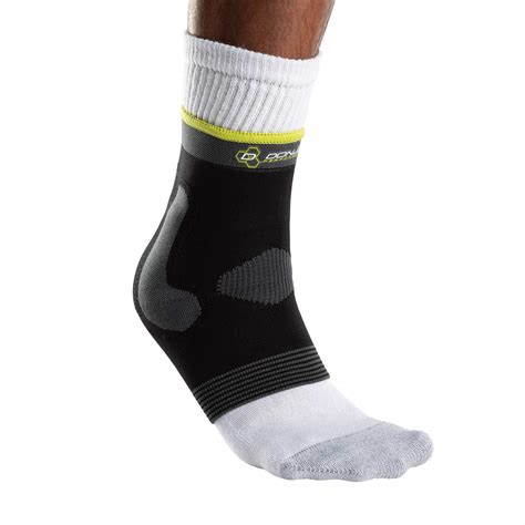 Donjoy Performance Deluxe Knit Ankle Compression Sleeve With J Buttress And Closed Heel For Mild