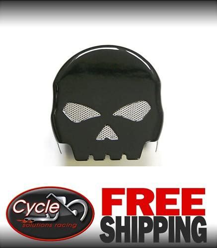 Buy Harley Davidson Drag Black Custom Skull Horn Cover In Hartford City