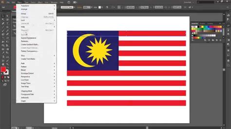 Lambang negeri terengganu darul iman. Lukisan Jalur Gemilang Bulan Bintang Bendera Malaysia ...