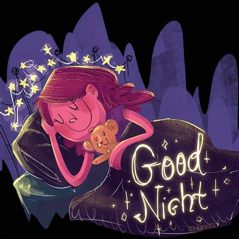 Good Night Digital Illustration Illustration Good Night