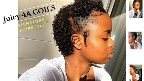 Easy Natural Hair Style Defined 4a Curls Youtube