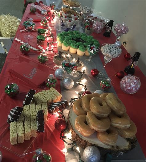Christmas Party Dessert Table Christmas Desserts Party Christmas Party