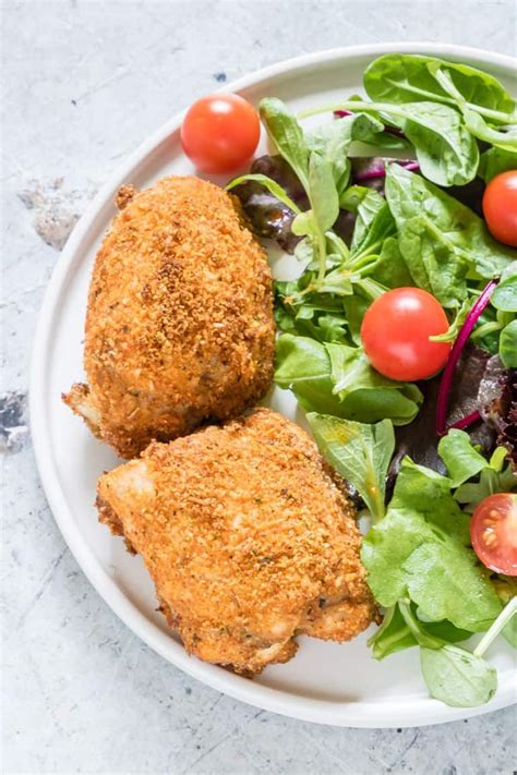 This Air Fryer Chicken Thighs recipe is healthy, hearty ...