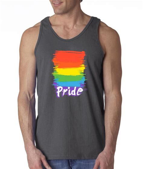 Pride Rainbow Lgbt Men S Tank Top Love Wins Don T By Cosmozz