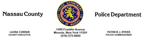 Message From Police Commissioner Nassau County Law Enforcement Exploring