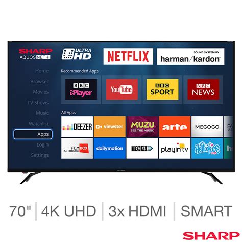 Sharp Lc 70ui9362k 70 Inch 4k Uhd Smart Led Tv Costco Uk