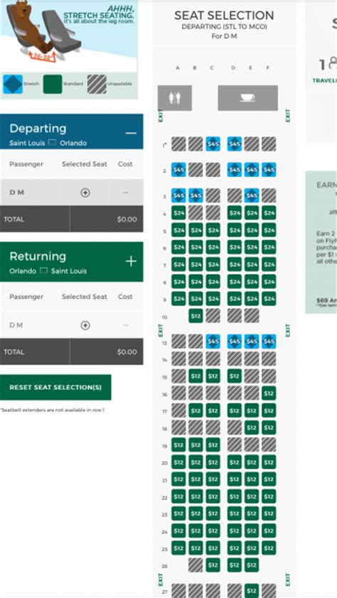 Frontier Airlines F9 Seating Chart Bios Pics