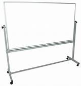 Double Sided Whiteboard Easel On Wheels Images