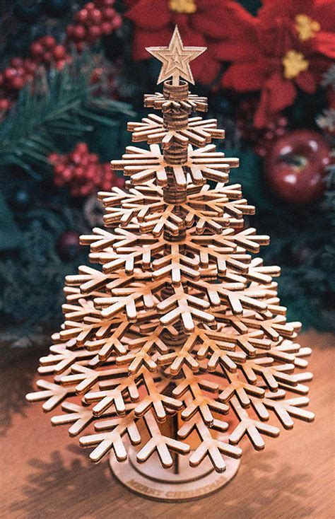 Make Your Own Christmas Tree Christmas Snowflakes Tree Xmas