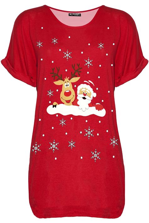 Womens Xmas Naughty Girls Get More Presents Baggy Oversized Ladies T Shirt Top Ebay