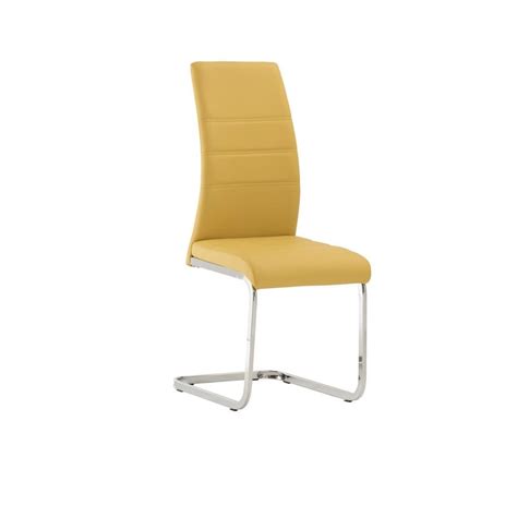 Browse our wide selection of yellow dining chairs and bring effortless style to your home with beautiful modern furniture and decor. Soho Yellow Leather Dining Chair | Dining Furniture | FADS