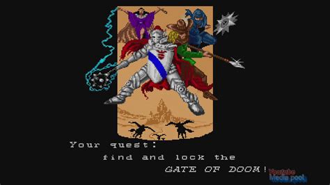 1990 Gate Of Doom Arcade Game Playthrough Video Game Youtube