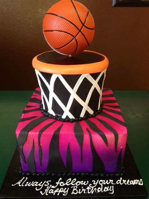 Pin By Kim Potter On Cakes Basketball Birthday Cake Basketball Cake Basketball Birthday