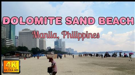 Walking Tour Manila Baywalk Dolomite Beach Khdr Manila Philippines