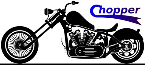 Motorcycle Chopper Harley Davidson Clip Art Chopper Cliparts Png