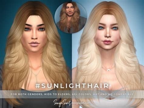 Pearl And Sunlinght Hairs At Sonya Sims Sims 4 Updates