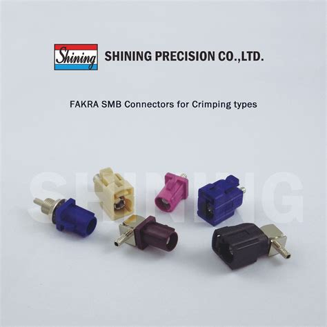 Fakra Smb Connectors For Crimping Type