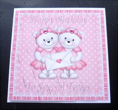 Birthday Cards For Twins Boy And Girl Birthdaybuzz
