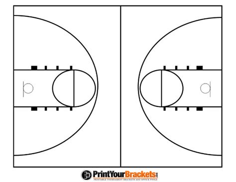 The Best Basketball Court Diagram Printable Joann Website