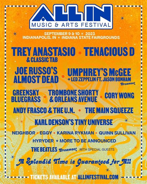 Tenacious D Added To All In 23 All In Music And Arts Festival In