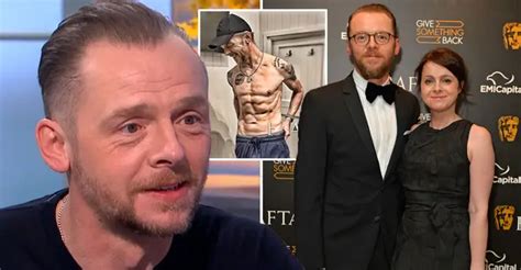 Simon Pegg Admits His Wife Was Left In Tears Over ‘skin And Bone