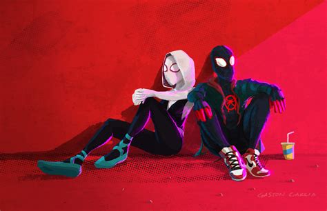 Gwen And Miles Chillin Hd Superheroes 4k Wallpapers Images