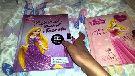 Disney Princess Rapunzel S Book Of Secrets Diary Youtube