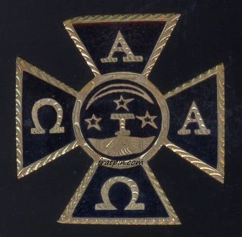 Alpha Tau Omega Glazebrook Award Frat Pin