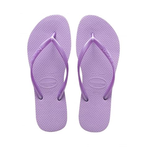 Havaianas Havaianas Slim Womens Flip Flop Soft Lilac Sandals 7 8 Us