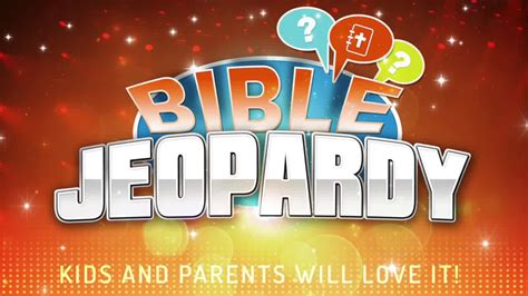 Bible Jeopardy Game Printable Youtube