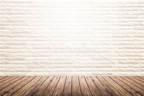 Old Interior Room With Brick Wall And Wood Floor Stock Photo Image Of