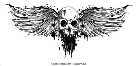 15789 Skull Wings Tattoo Images Stock Photos 3d Objects And Vectors