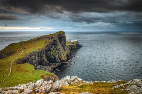 Desktop Hintergrundbilder Schottland Natur Felsen Küste