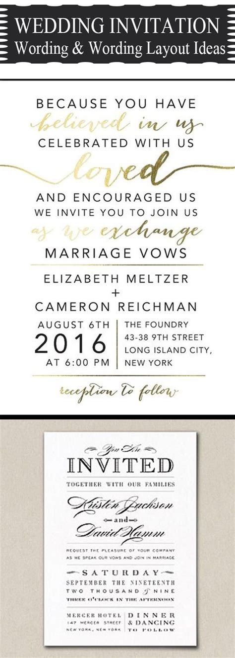 Find cheap and inexpensive wedding invitations with response cards and envelopes at elegant wedding invites. 20 Popular Wedding Invitation Wording & DIY Templates ...
