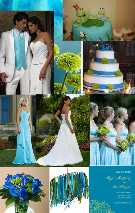 Please note, images on this board are owned by their original owners. Weddingzilla: Blue Green Turquoise Wedding Inspiration Board