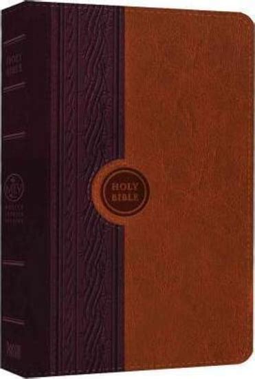 Mev Bible Thinline Two Tone Chestnust Christian Resource Centre
