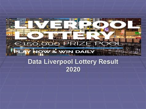 For any updates on champions. Data Liverpool Lottery Result 2020 Live Draw Latest Results Today