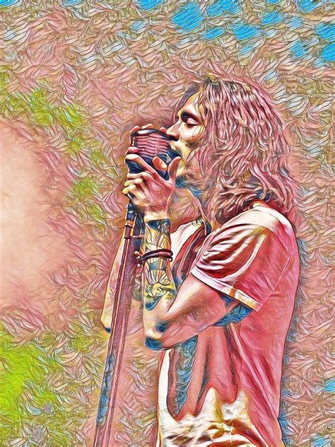 Offer ends tonight at midnight est. Brandon Boyd of Incubus Digital Art by Belinda Stephenson