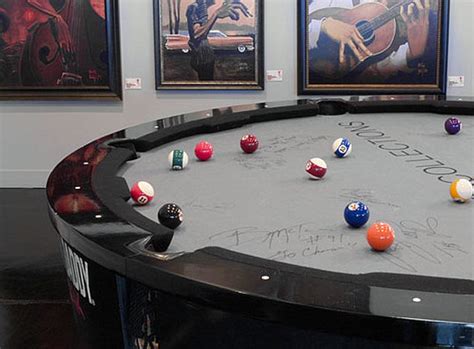 A Round Pool Table To See If Youre Really That Skillful