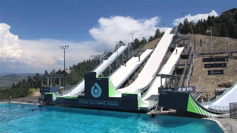 Water Ramp At Utah Olympic Park Youtube