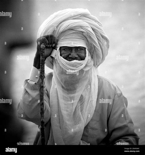 Portrait Of A Tuareg Man Tripolitania Ghadames Libya Stock Photo Alamy
