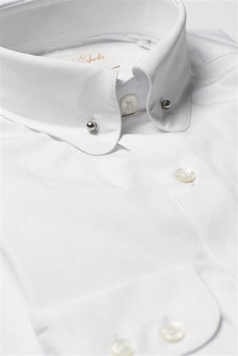 Mens Pin Collar Shirts By Hawkins And Shepherd Pin Collar Shirt Collar