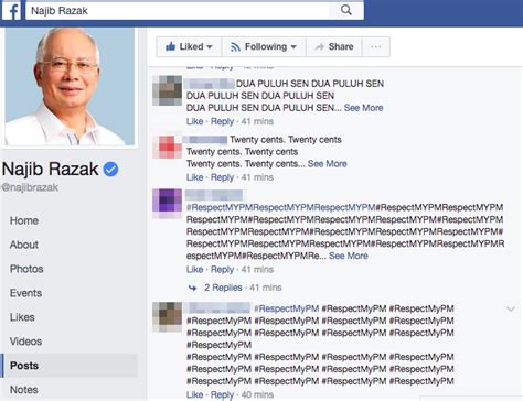 There Is An Ongoing War On Najib's Facebook Page