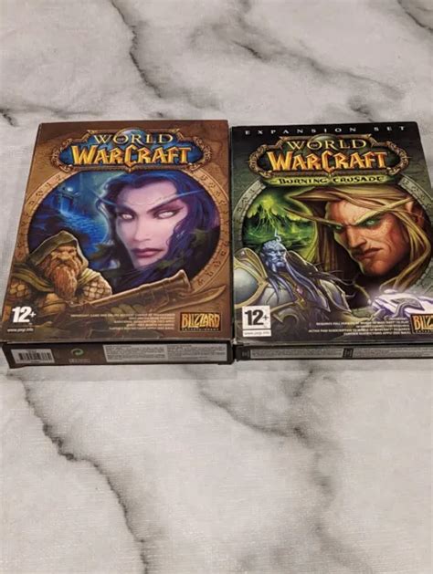World Of Warcraft And The Burning Crusade Expansion Pc Games With Manuals Picclick