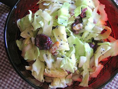 Red cabbage, cranberry, and apple slaw. Favorite Garden Recipes...from an Island Acreage ...
