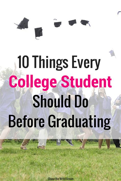 Things Every College Student Should Do Before Graduating