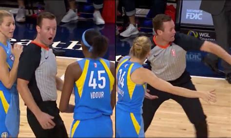 Wnba Ref Had Most Over The Top Ejection After Bumping Into Astou Ndour