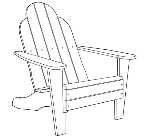 Adirondack Chair Round Back Clipart 10 Free Cliparts Download Images